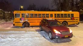 School bus drivers struggle with snow as Anchorage schools reopen