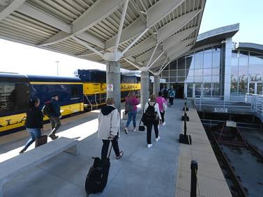 Curious Alaska: What’s the deal with Anchorage’s airport train station?