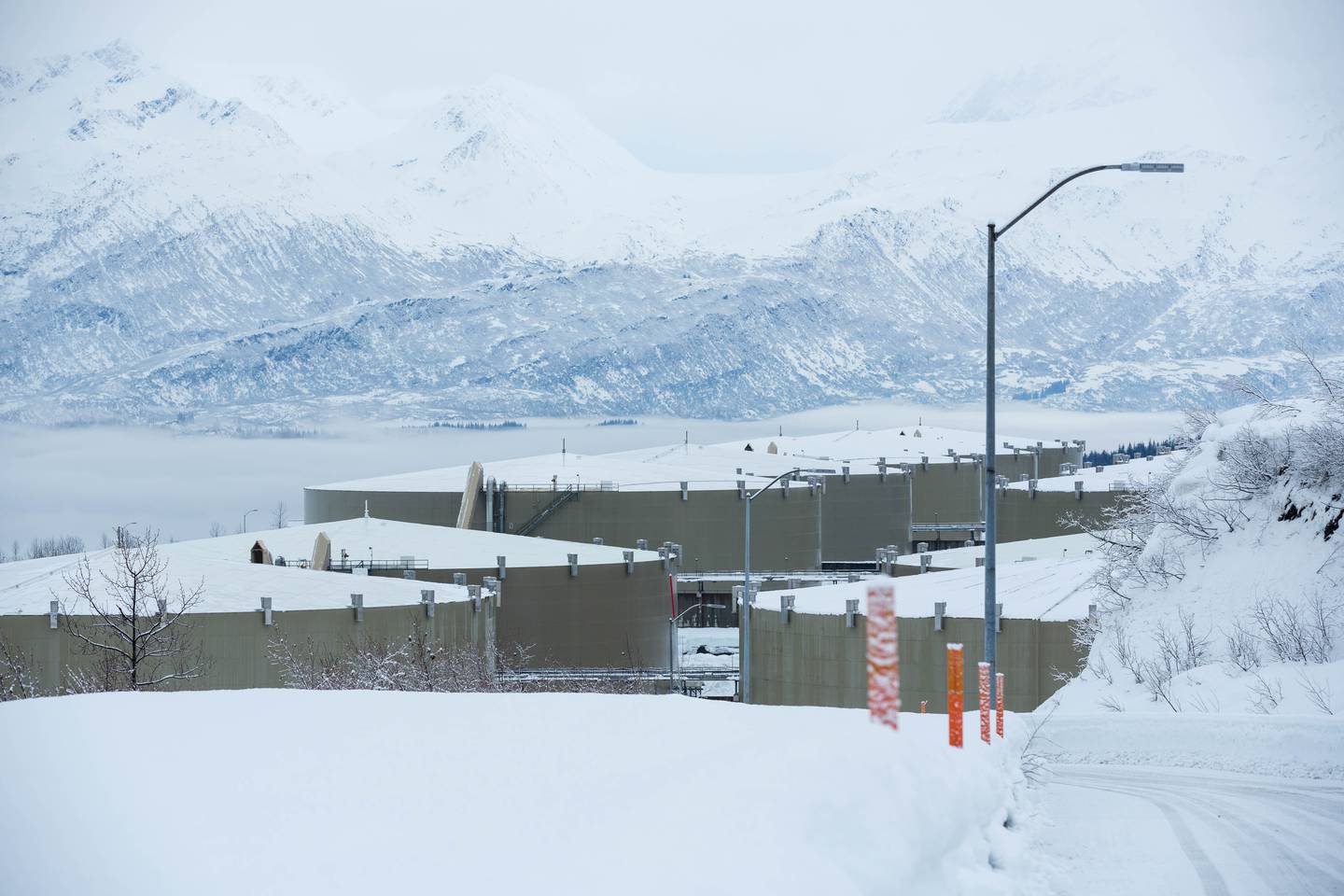 Valdez Marine Terminal East Tank farm oil tank