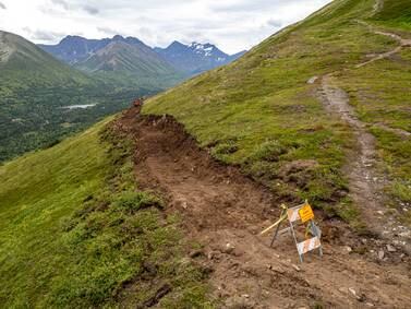 New trail will increase access to alpine terrain in Chugach State Park but draws objections from residents of South Fork Valley