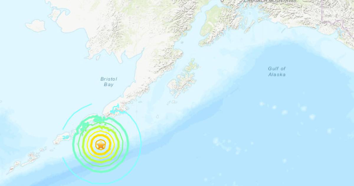 Tsunami fears subside after a 7.2 magnitude earthquake off the Alaska Peninsula