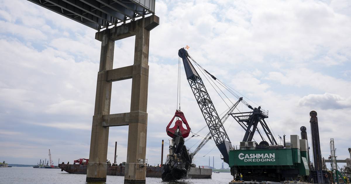 Maryland officials release a timeline and cost estimate for rebuilding Baltimore bridge