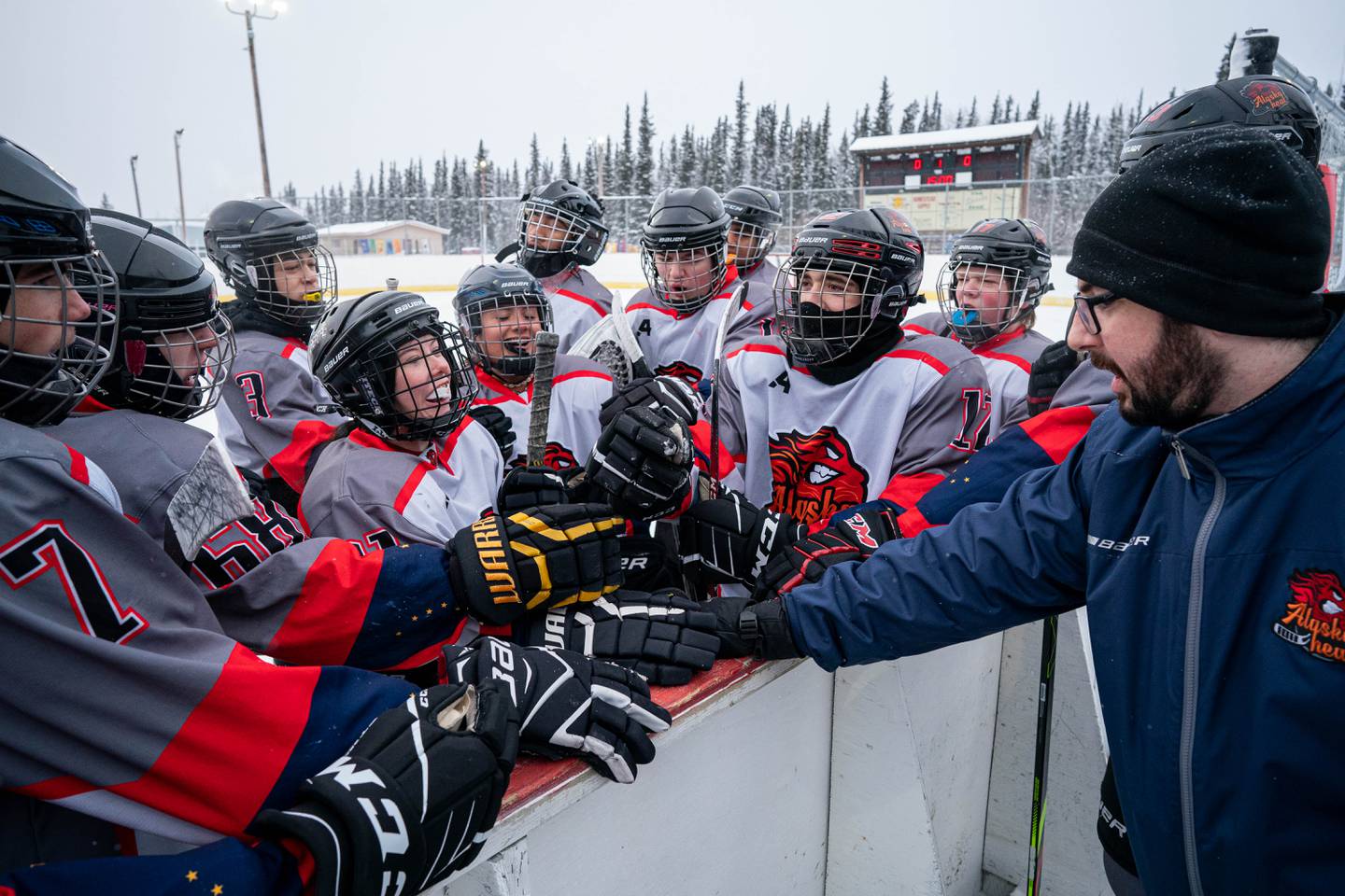 Alaska Heat, Alex Andrews, Glennallen, high school hockey, hockey, prep hockey, youth hockey