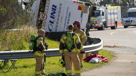 Driver charged after bus carrying wedding guests in Australia rolls, killing 10