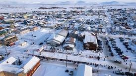 With a commanding Iditarod lead, Ryan Redington departs from White Mountain as Nome awaits a winner