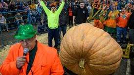 A summer of clouds and rain couldn’t stop this year’s winning giant pumpkin