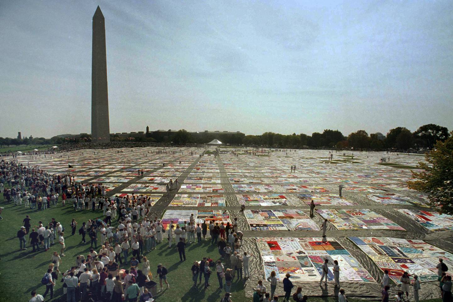 AIDS Memorial Quilt, Washington Monument