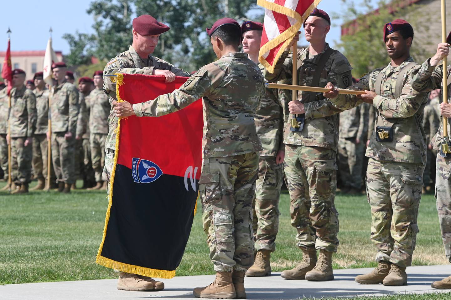 11th Airborne Division activation ceremony