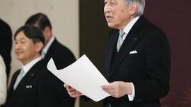 Emperor announces abdication as Japan marks end of era 
