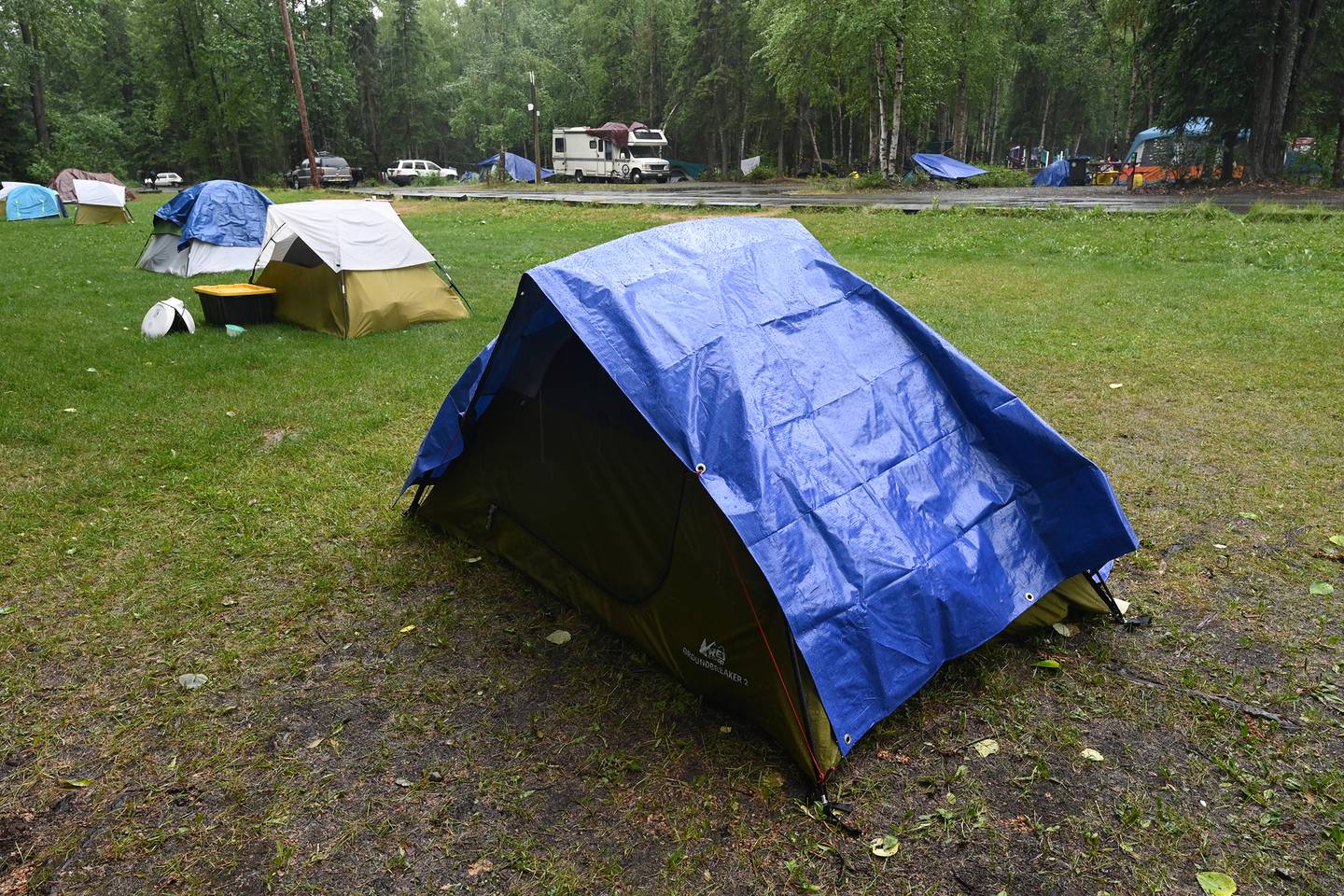 Centennial Campground Rain