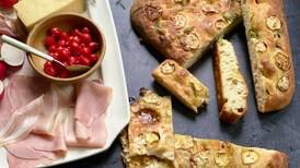 A food adventure as limitless as your imagination, summer squash focaccia with olives is a savory start