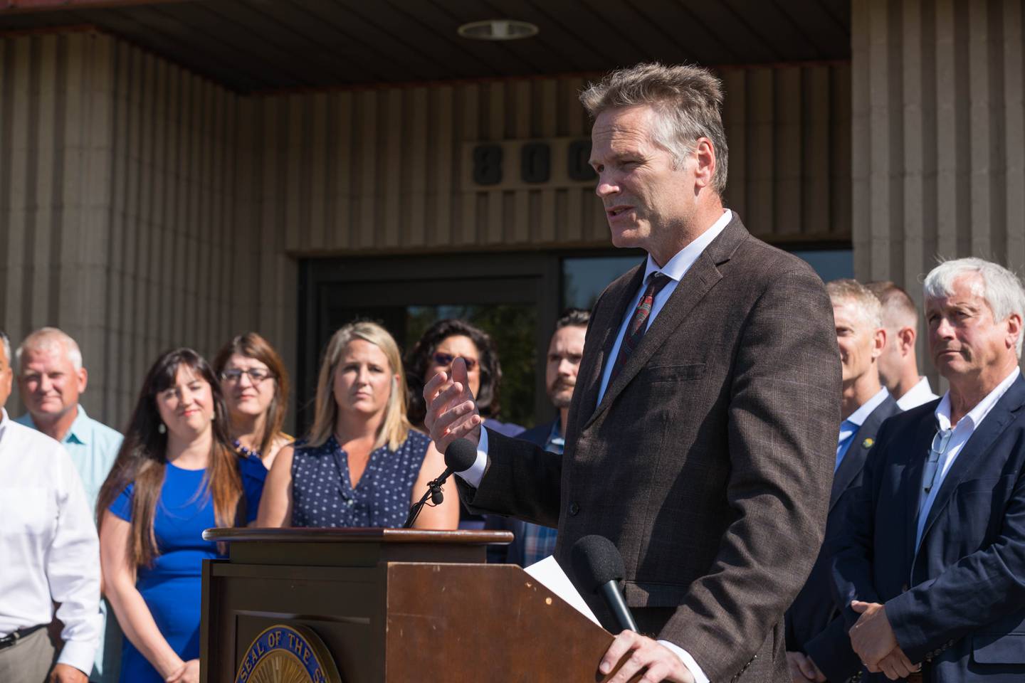 AGC, Associated General Contractors, Gov Dunleavy, Mike Dunleavy, bill signing, governor dunleavy