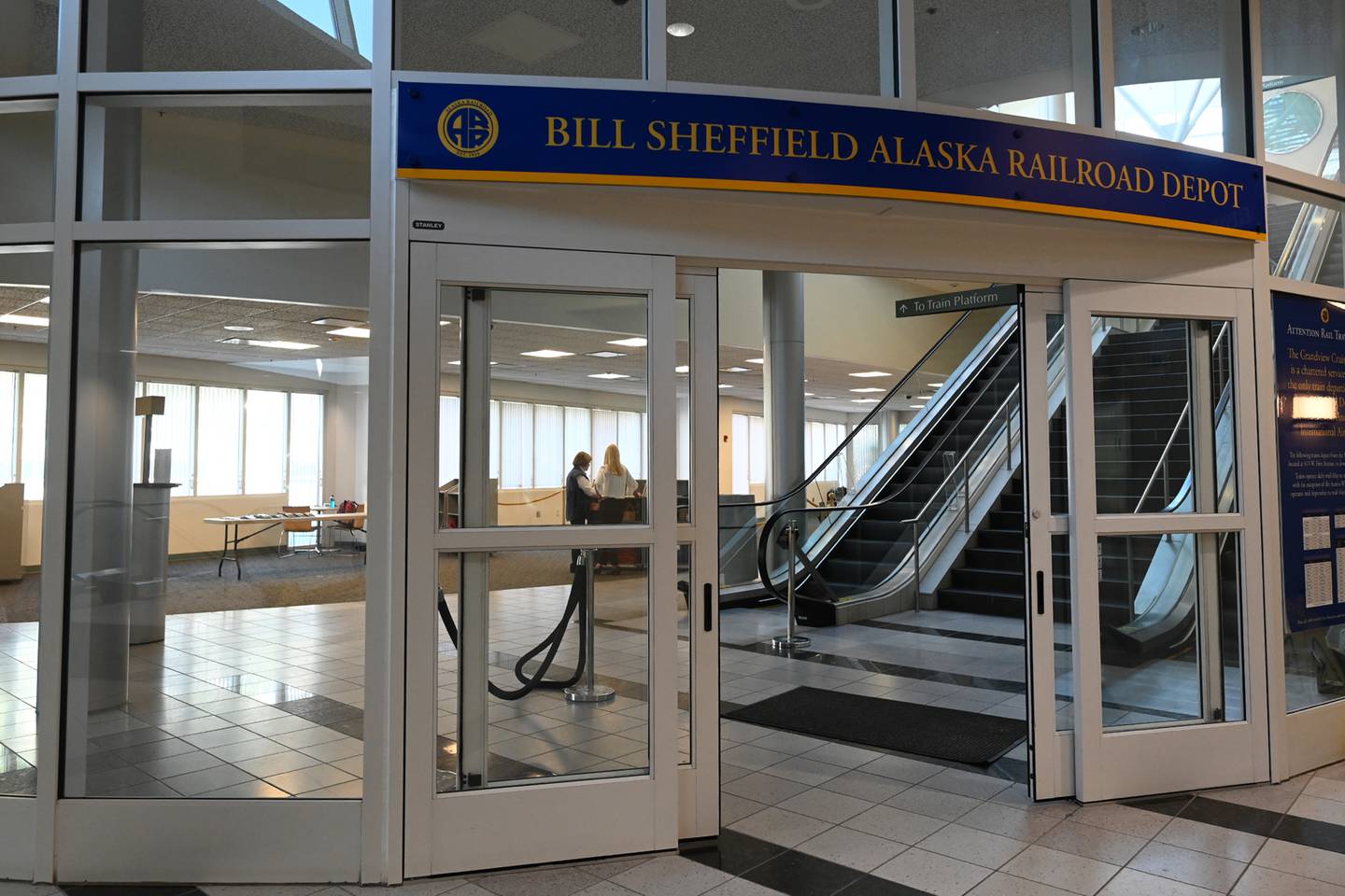 Bill Sheffield Alaska Railroad Depot at Ted Stevens Anchorage International Airport 