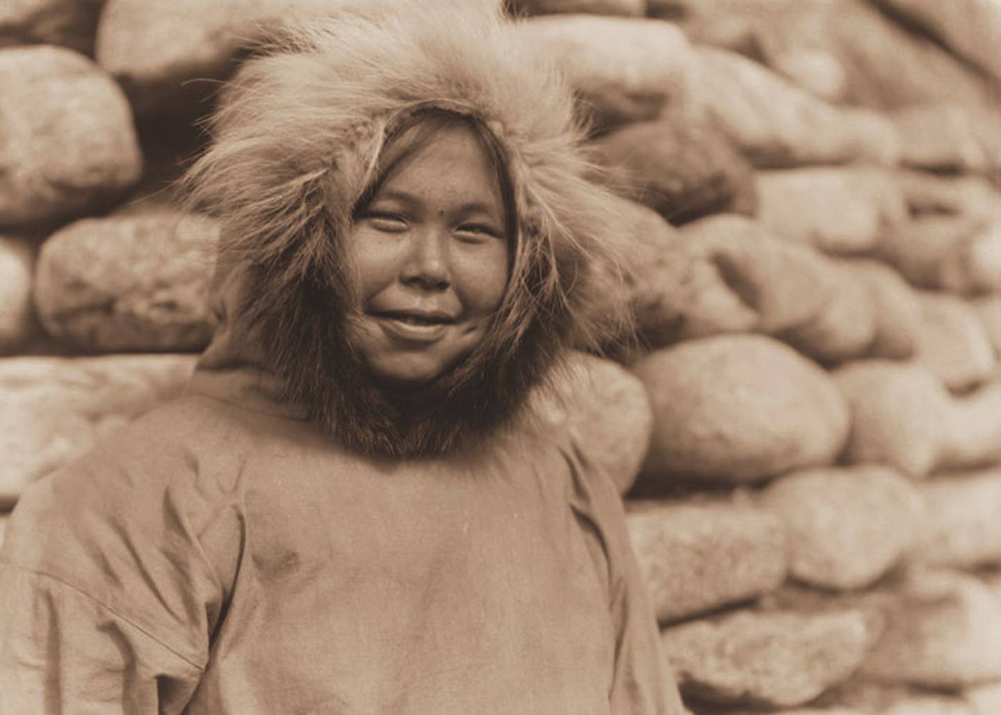 Portrait of a woman named Ko-kong-gik in The Little Diomede, 1927
