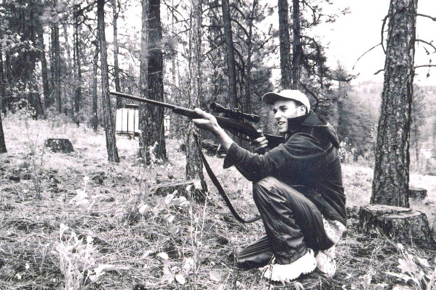 Vladimir Kostenko shooting a gun