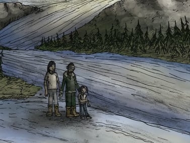 Book review: In ‘Wintermoot,’ a graphic novel that shape-shifts, disorients and challenges readers