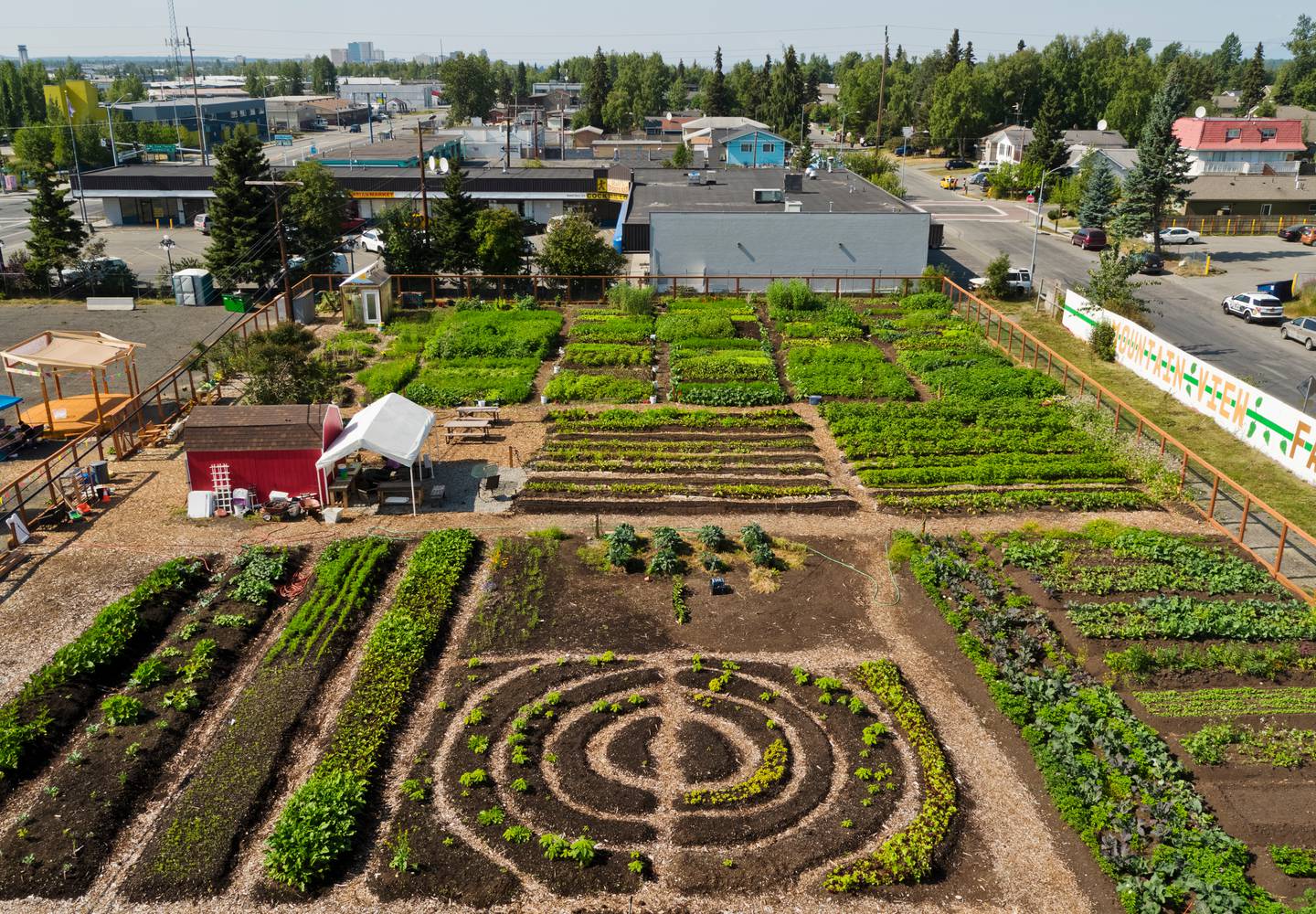 Grow North Farm, Anchorage Community Land Trust, Mountain View, farmers market
