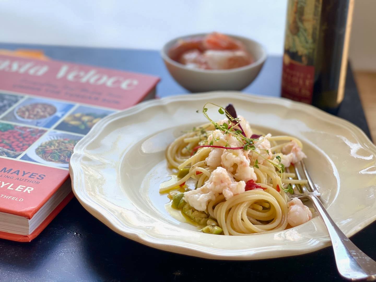 Spaghetti with shrimp and green olive sauce can be prepared in the time it takes to cook the pasta - Anchorage Daily News
