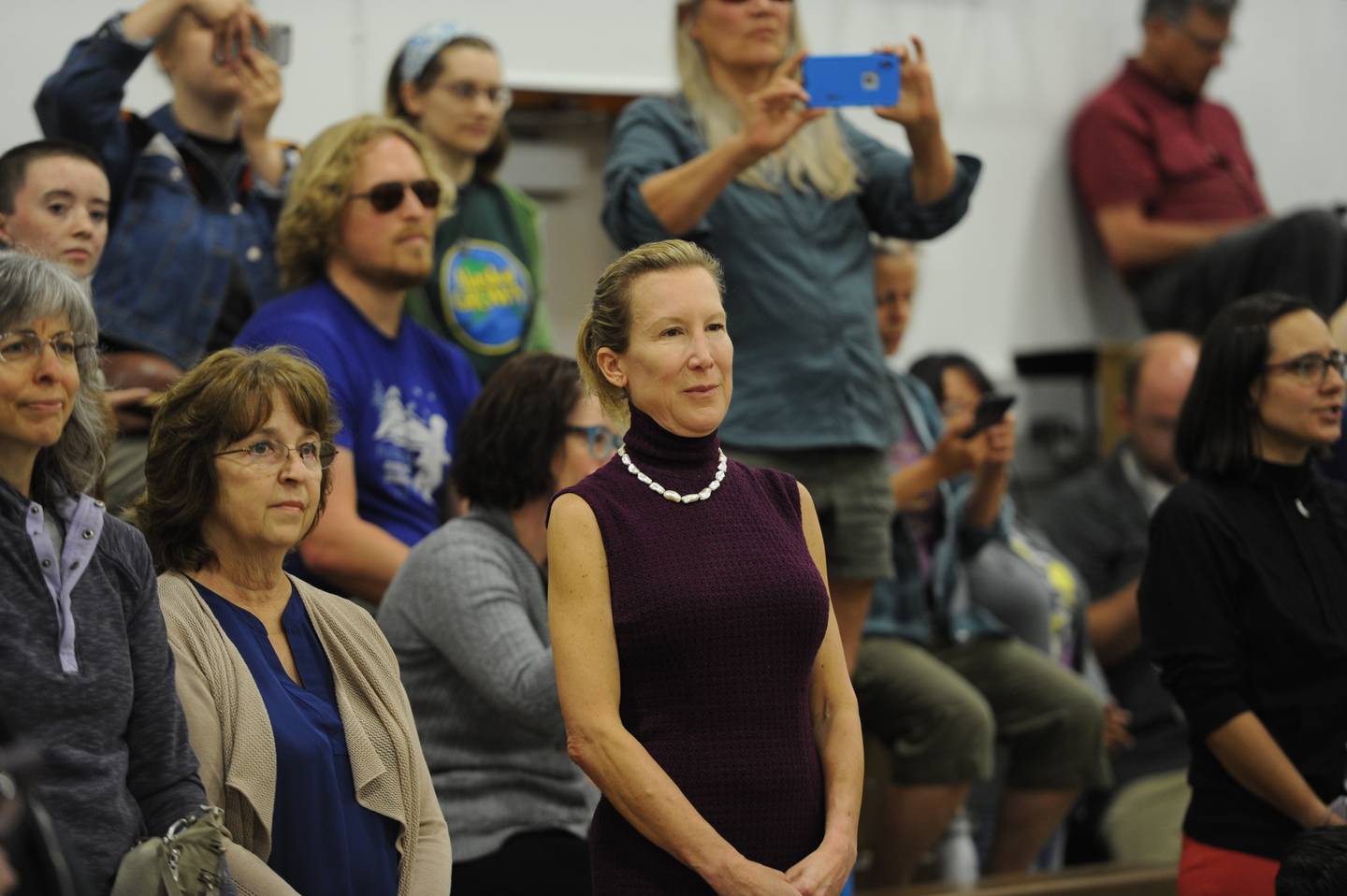 Protesters hijacked the legislative special session at Wasilla Middle School
