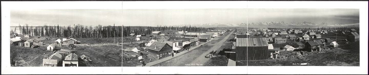 Anchorage-Panorama, 1. Mai 1916