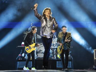 Fronted by a pair of 80-year-olds, The Rolling Stones remain energetic in Texas launch of tour sponsored by AARP
