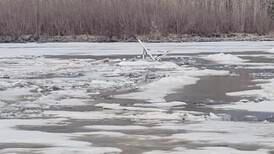 Annual Nenana Ice Classic river breakup guessing game ends with an icy splash