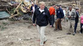 Trump pays respects in Alabama to 23 killed by tornado 