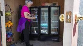 To help fight food insecurity, a community fridge opens in Anchorage’s Mountain View neighborhood