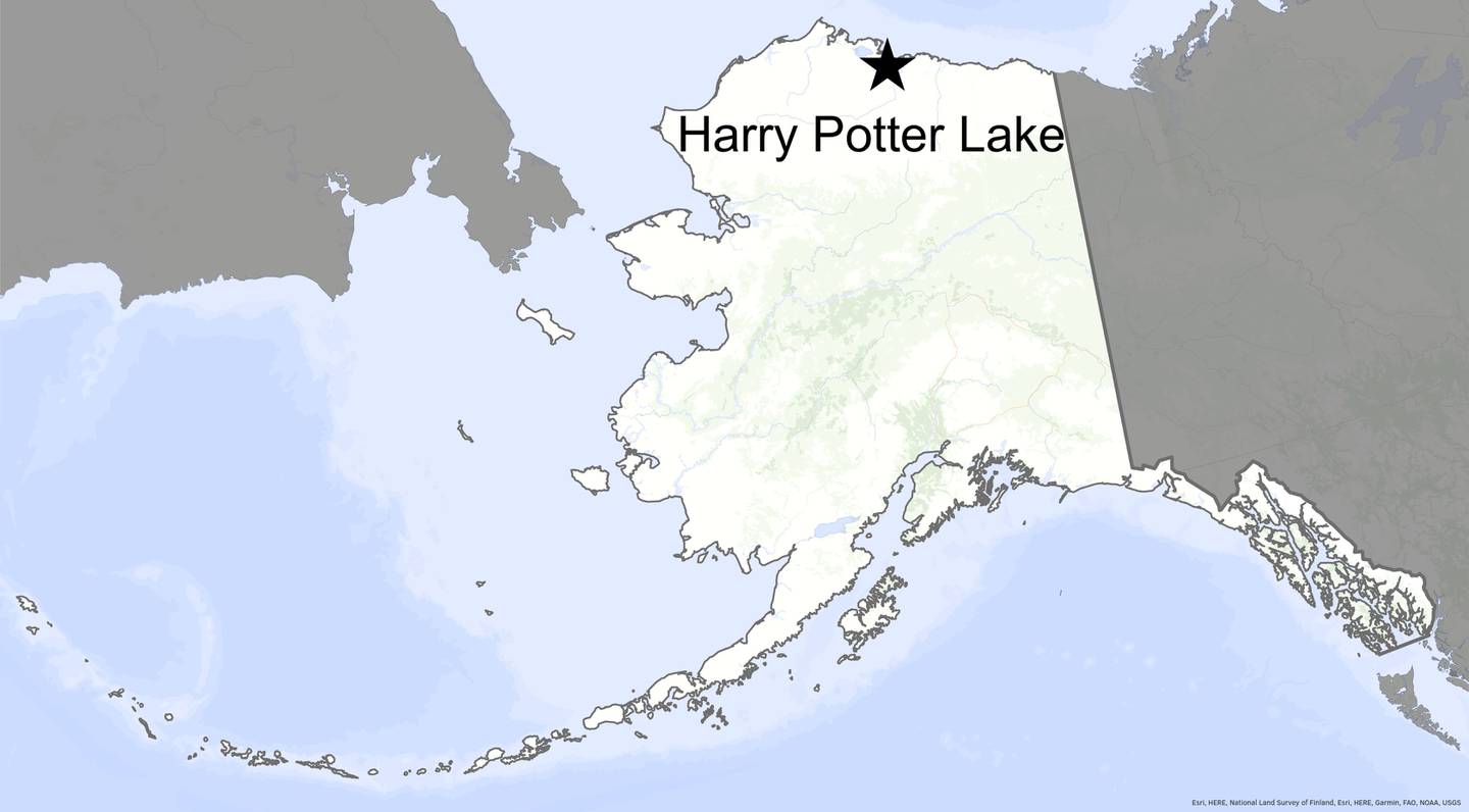 Harry Potter Lake locator map