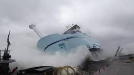 New icebreaking research vessel launched in Wisconsin