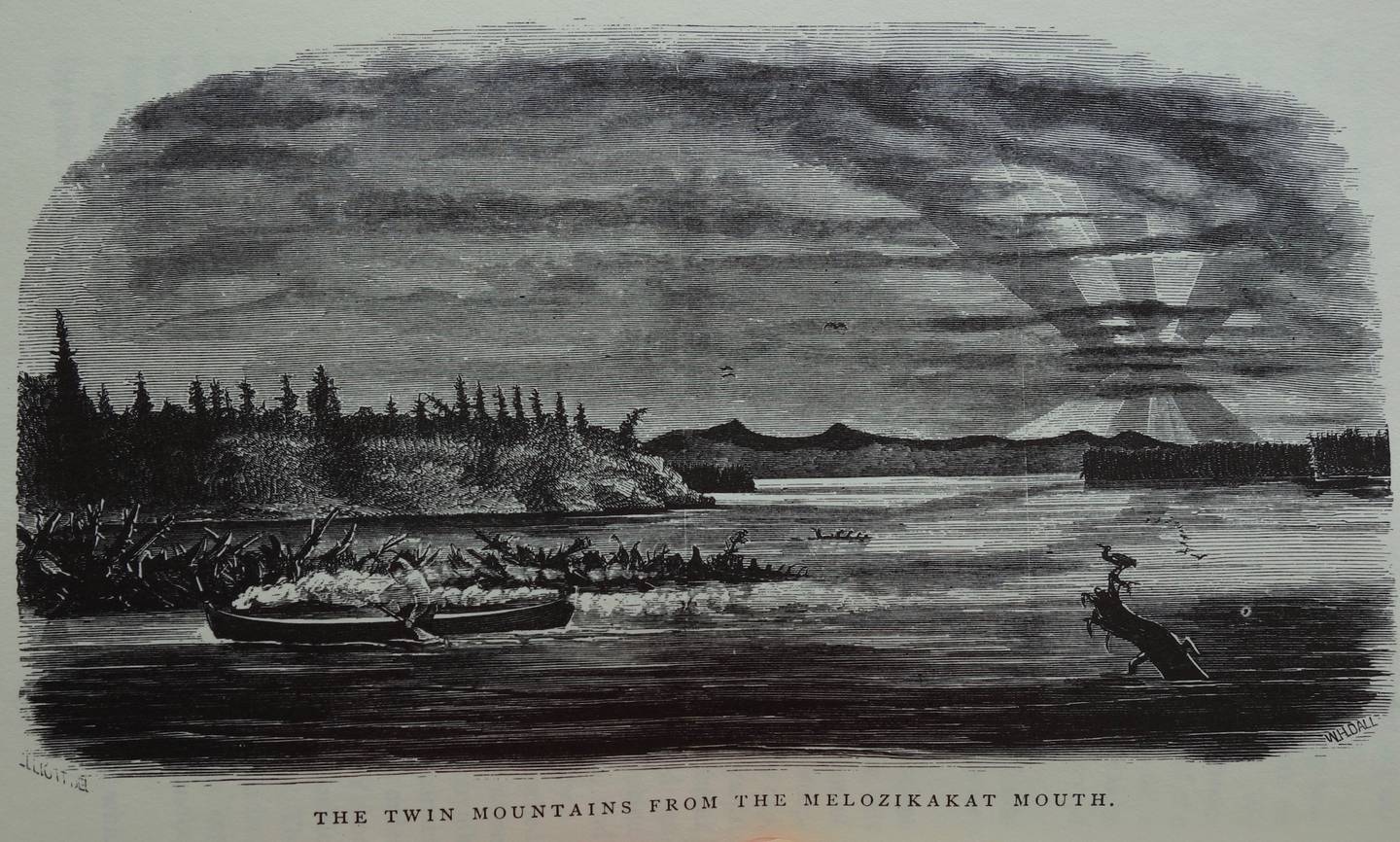 William Dall’s sketch of the mouth of what is now called the Melozitna River