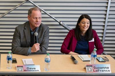 WATCH: Hear from Bronson and LaFrance in livestreamed Anchorage mayoral runoff debate