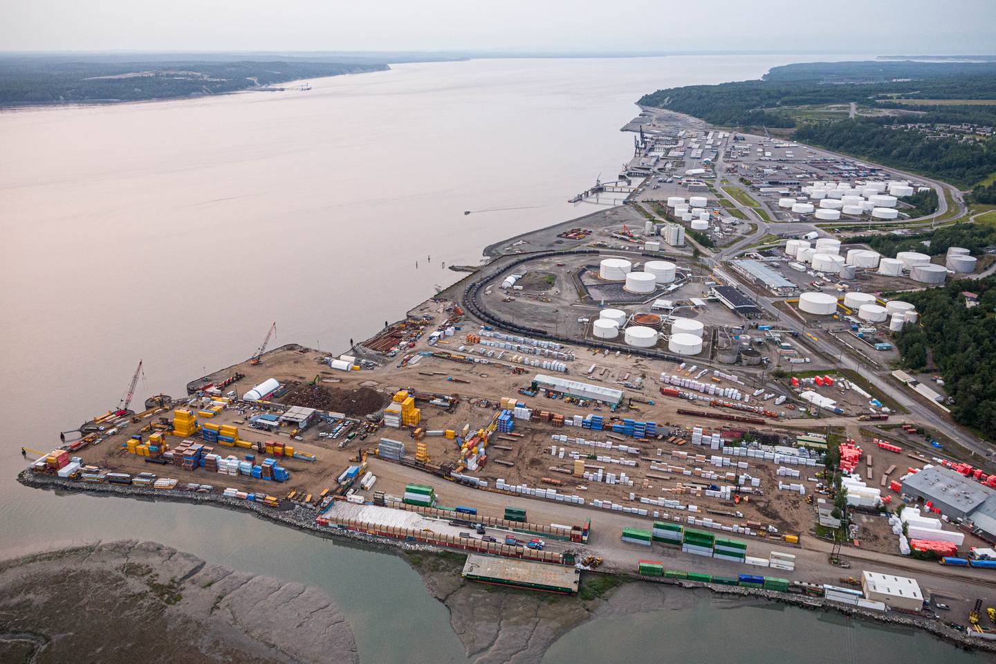 aerial, aerial photo, aerial photography, aerial photos, aerials, port, port of alaska, port of anchorage