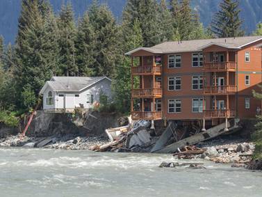 After glacial flood and landslides, Alaska Senate votes to raise state disaster aid limit