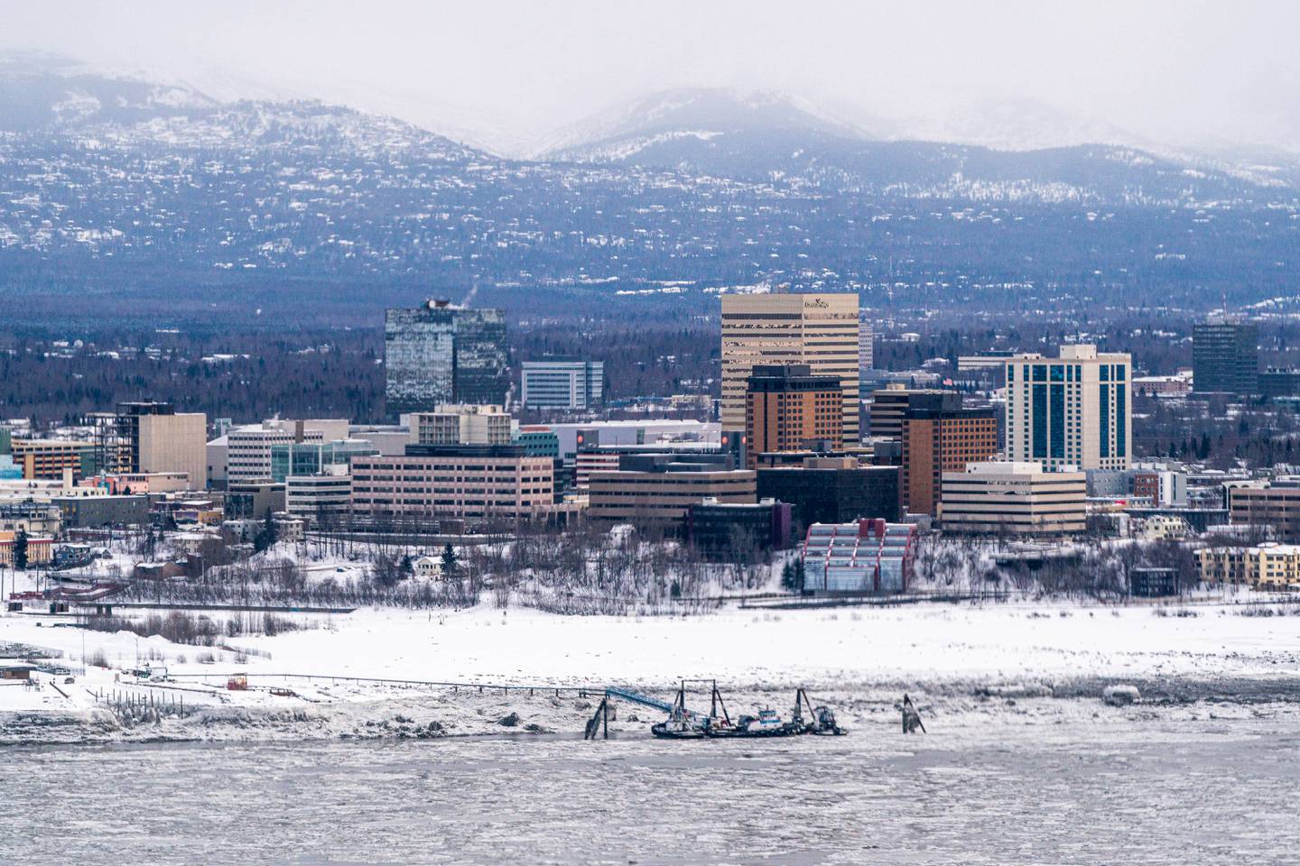 Aerial, Aerial View, Aerial Views, Aerial Views, Aerials, Anchorage, Downtown Anchorage