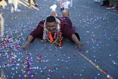 For many Anchorage high school graduates, the party’s in the parking lot