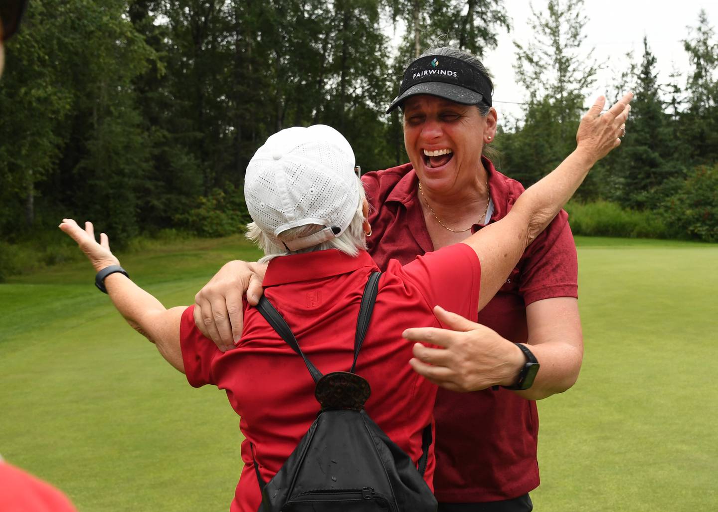 Golf, Anchorage Golf Course, USGA, 60th US Senior Women's Amateur Championships, Sue Wooster, Shelly Stouffer, Jackie Little