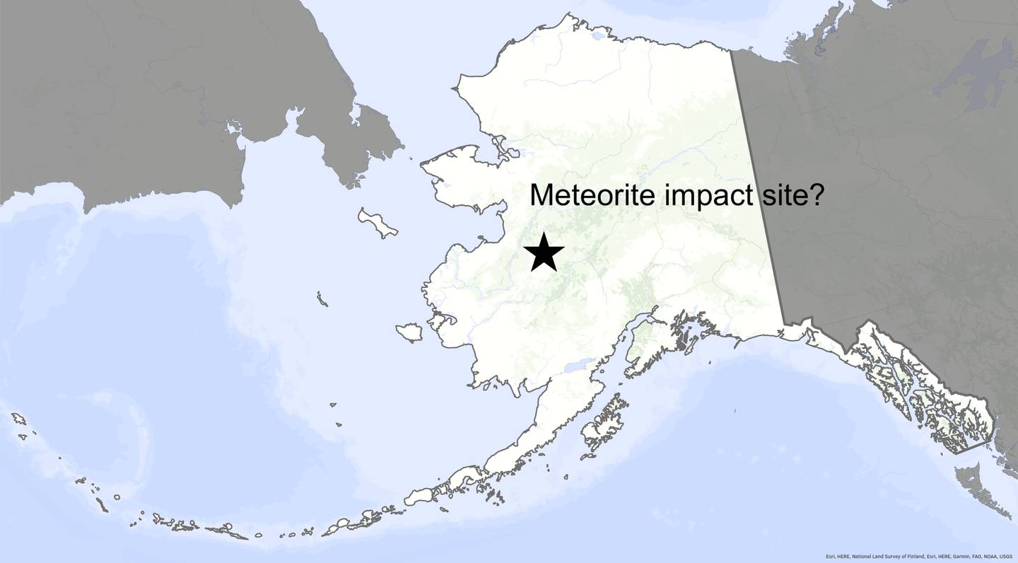 Meteorite impact site