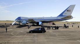 Body of former President Bush flown back to D.C. to lie in state