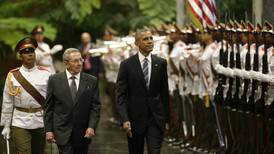 Obama presses Castro on rights, says he sees end to Cuban embargo