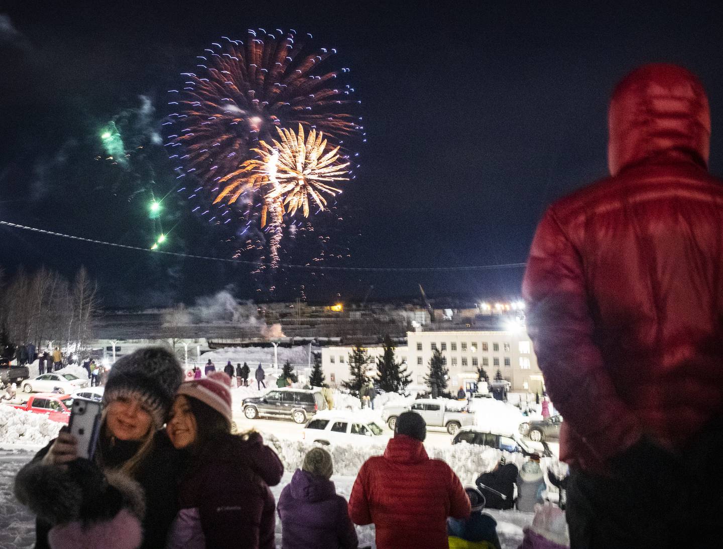 December, winter, New Year's Eve, fireworks