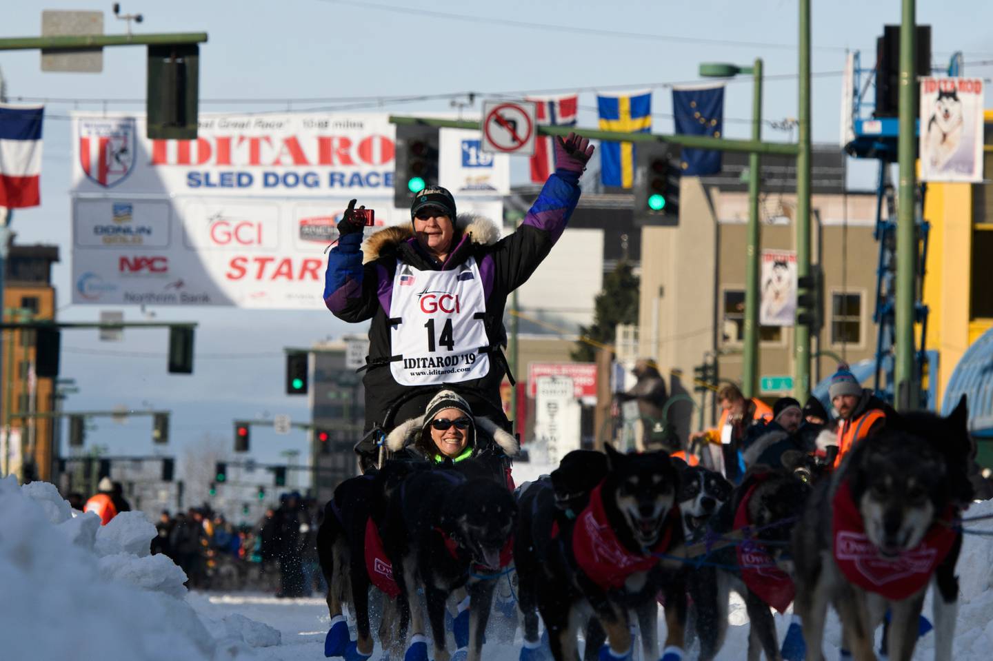 Iditarod 2019, Iditarod Trail Sled Dog Race, ceremonial start