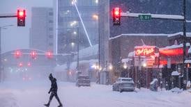Snow expected to taper off in Anchorage by Saturday evening