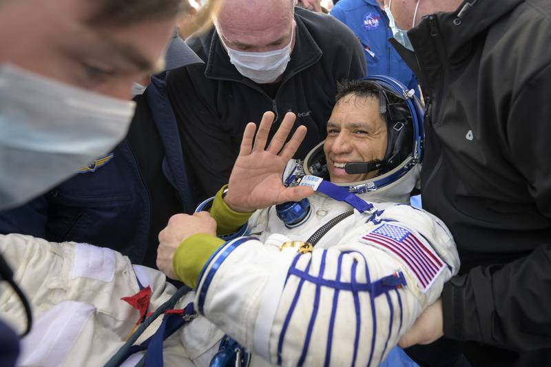 NASA’s Frank Rubio sets US space record as 3 astronauts return from space station
