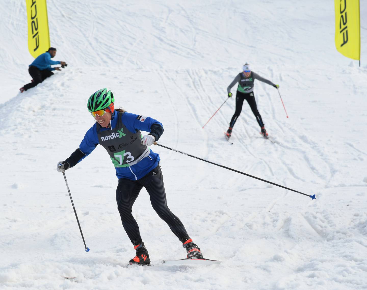 Cross Country Ski, Nordic-Cross, NordicX, Hilltop Ski Area, Ski, Olympic skier Rosie Brennan