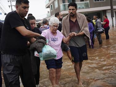 Floods in southern Brazil kill at least 75 people over 7 days, with dozens more missing