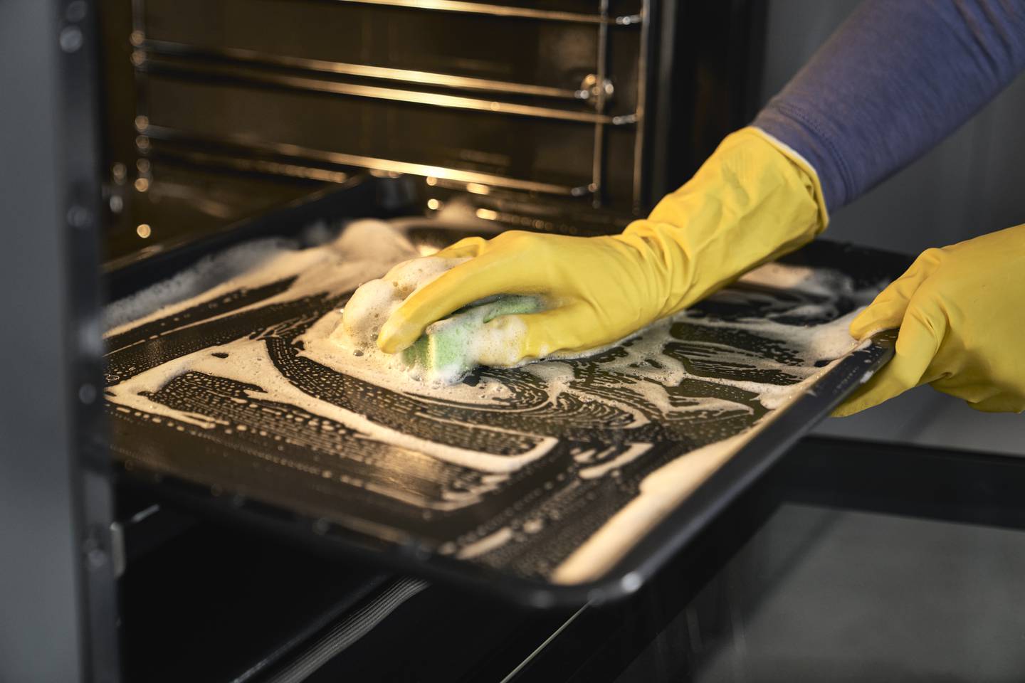 cleaning oven stock