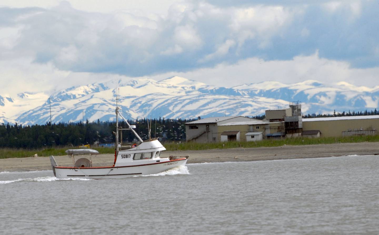 Cook Inlet commercial drift gillnet fishing boat