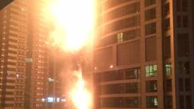 86-story residential tower in Dubai burns; no injuries reported