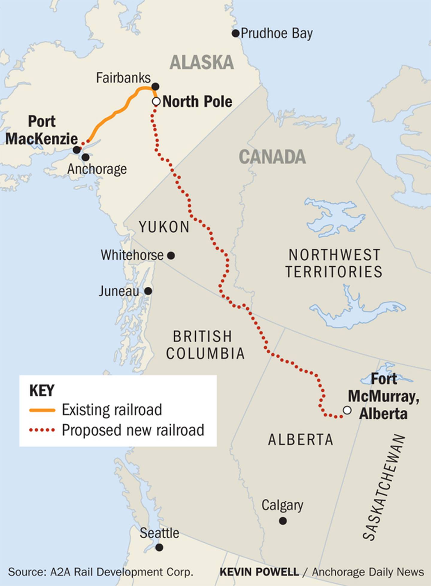 Canadian/Alaska Railroad project